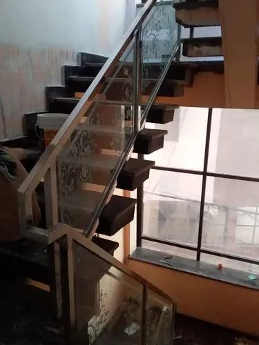 Stainless Steel Forest Glass Railing