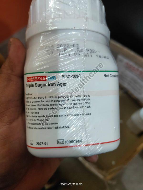 Triple Sugar Iron Agar