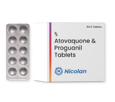 Atovaquone and Proguanil Tablets