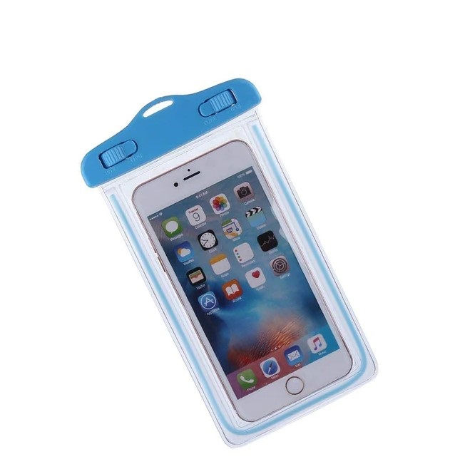 Waterproof Mobile Pouch with Button Lock