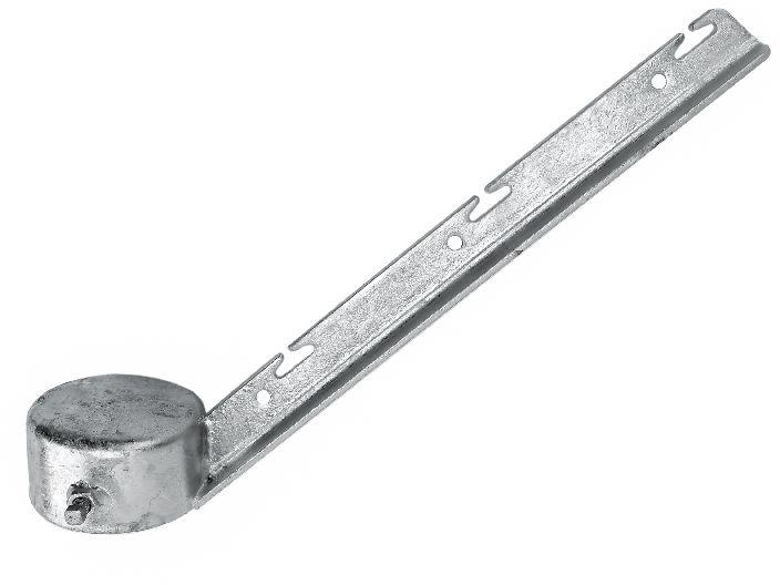 3 Nutted Barbed Wire Arm