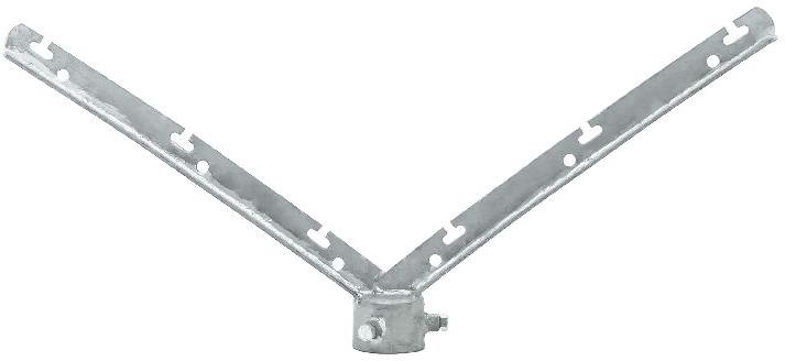 3 Wire Nutted Barbed Wire Arm