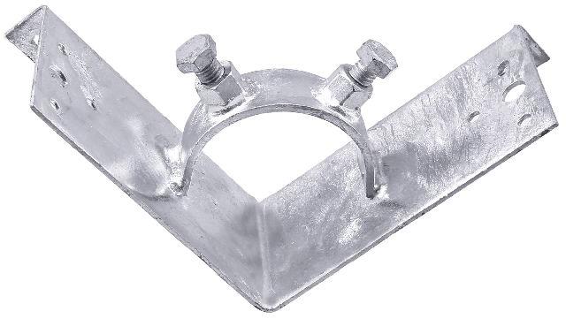 Wood to Steel Post Corner Adapter