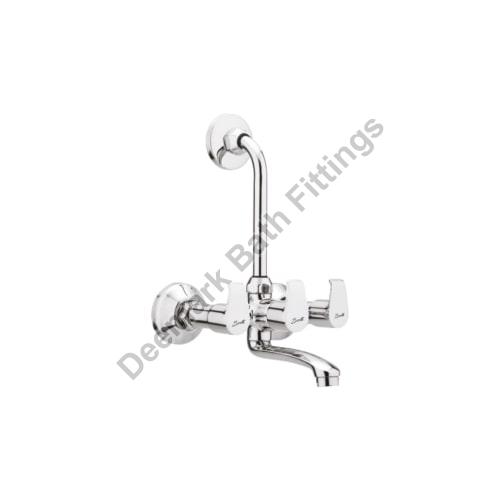 Crystal L Bend Wall Mixer