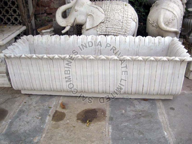 Marble Carved Planter