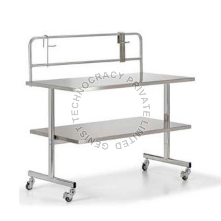 Packing Table with Two Shelves