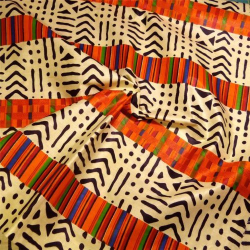 Super Wax Woven Kente Print Fabric