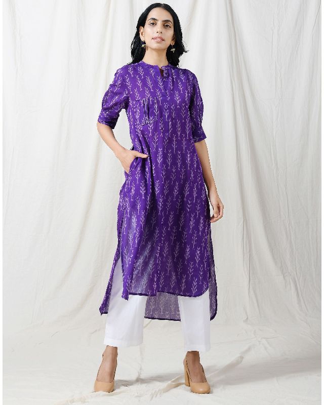 100% Cotton Topwear for Women | Kurti | Kurta | Tunics | Tops - Saffron  Threads