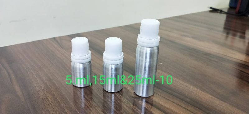 Aluminium Bottle with Tall Plastic Caps