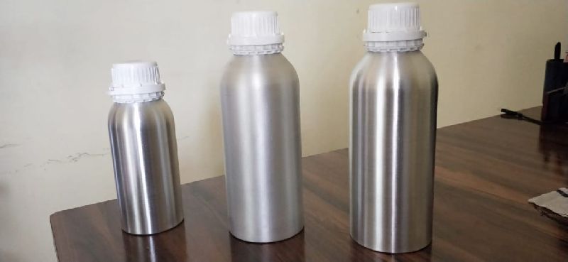 Large Aluminium Bottle with Plastic Caps