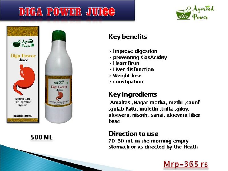 Diga Power Ayurvedic Digestive Juice