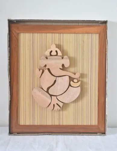 Lord Ganesha Bamboo Photo Frame