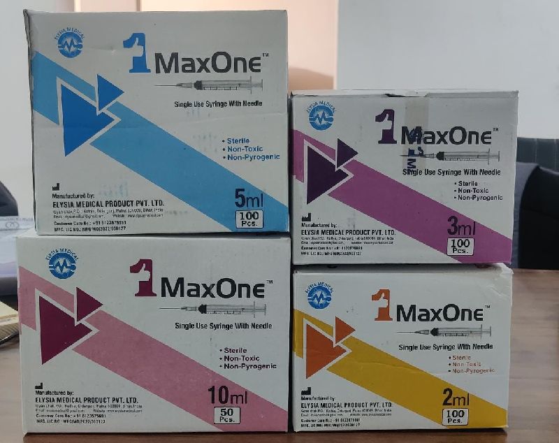 Max One Single Use Syringe with Needle