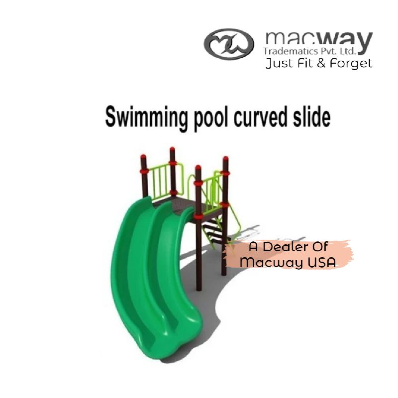 Swimming Pool Plastic Curved Slides Manufacturer Exporter Supplier in