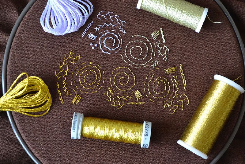 Gold Embroidery Threads