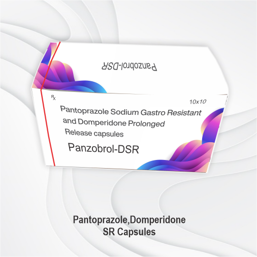 Pantoprazole 40 mg with Domperidone 30 mg (SR) Hard Gelatin Capsules