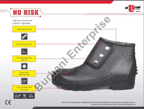 Hillson No Risk Button Safety Shoes