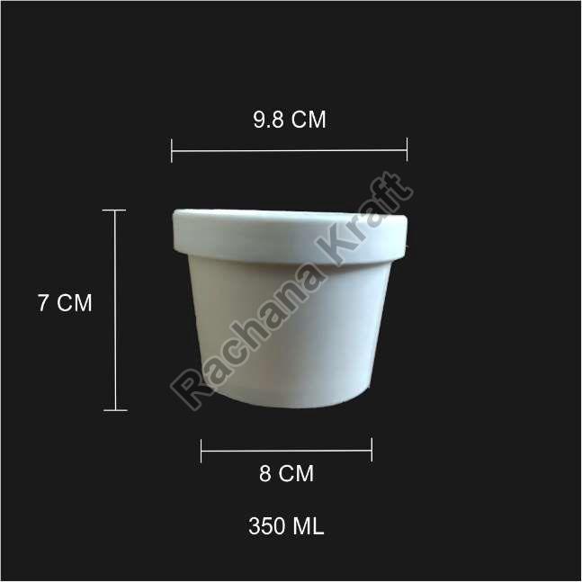 350 ML Paper Container with Lid