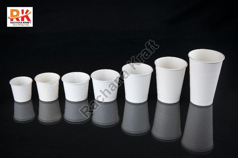 White Single Wall Paper Cup