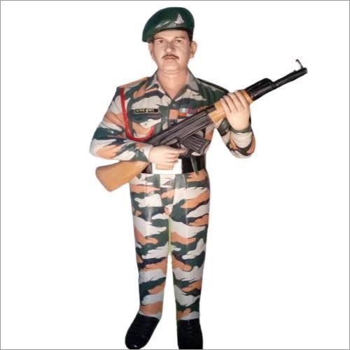 Army Man Marble Statue