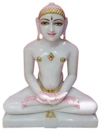 Mahaveer Jain Marble Statue