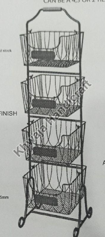 4 Tier Iron Basket