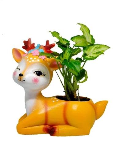 Deer Succulent Planter Pot
