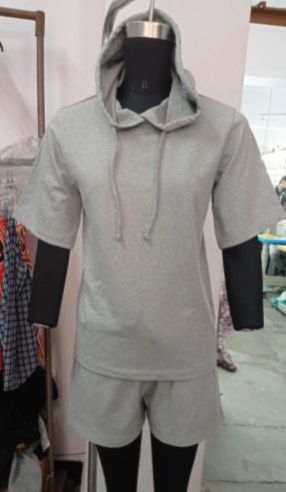 Mens Hoodies & Short Set