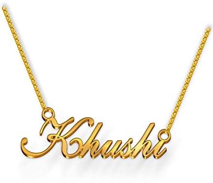 Gold Name Pendant