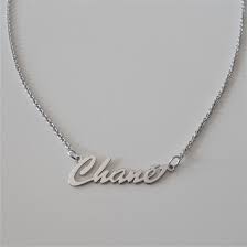 Silver Name Pendant