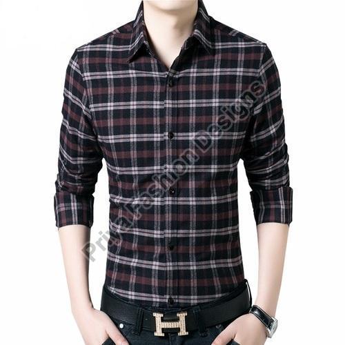 Mens Checkered Shirt