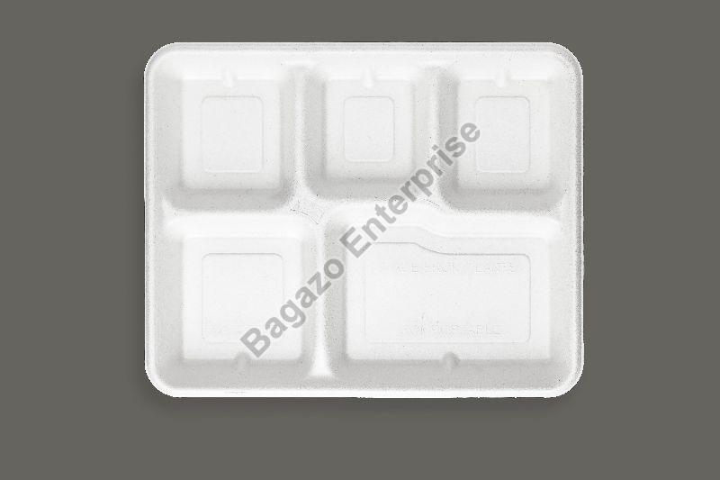 9 Inch Square Bagasse Plate