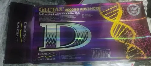 Glutax 2000GS Advanced Recombined White RNA Glutathione Injection