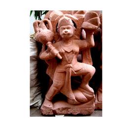 Red stone Hanuman Moorti