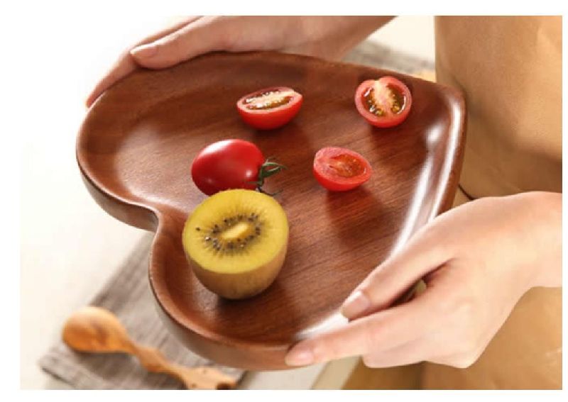 Wooden Heart shaped platter