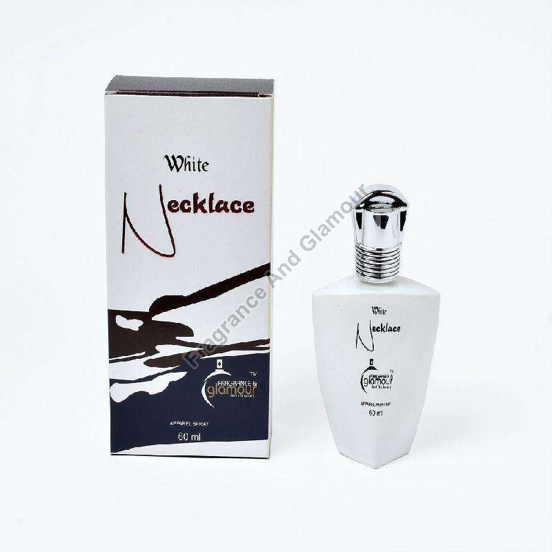 White Necklace Apparel Perfume Spray