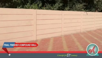 Final Finished Compound Wall