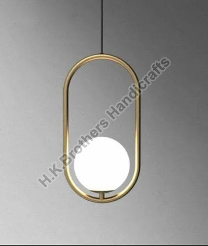 Brass Ring Pendant Light