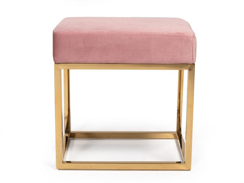 Cushion Top Iron Bar Stool