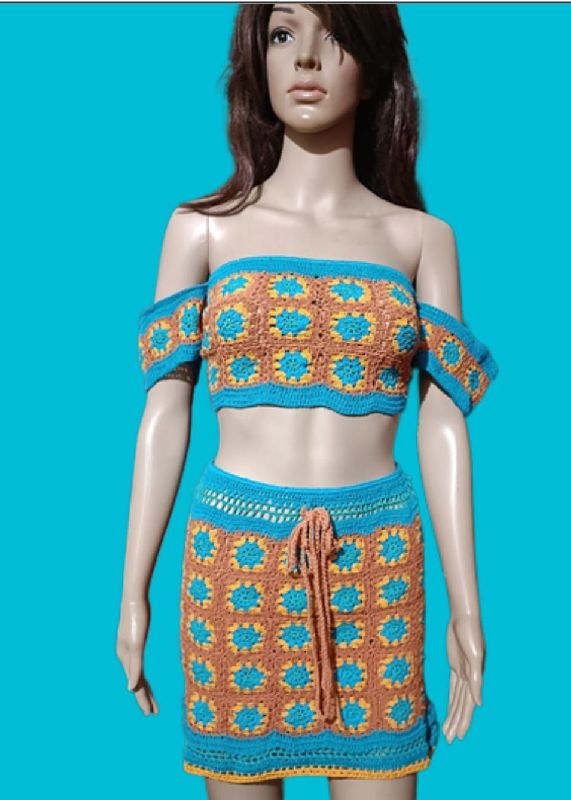 Crochet Ladies Designer Dress