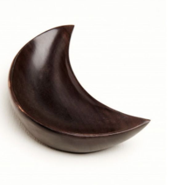 Moon Shaped Wooden Bowl