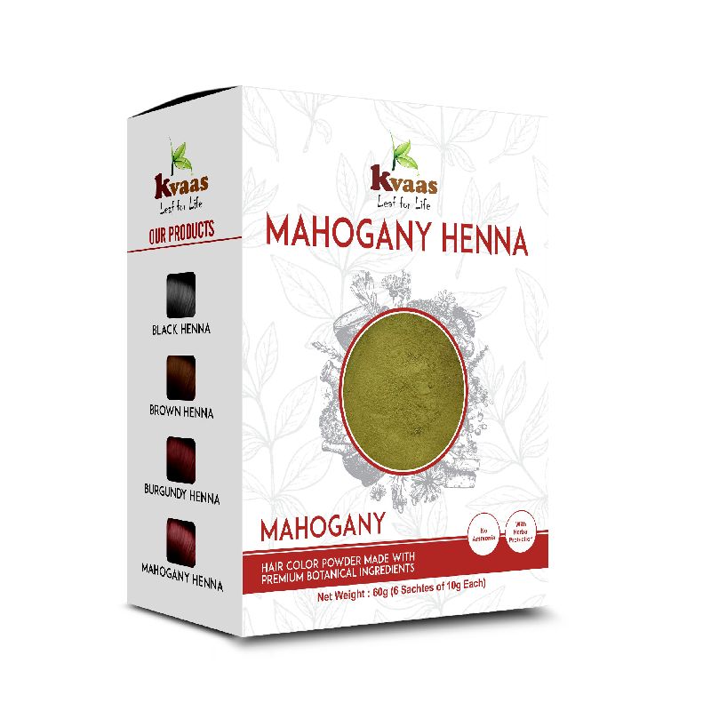 Mahogany Henna Hair Color