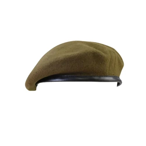 Brown Beret Cap