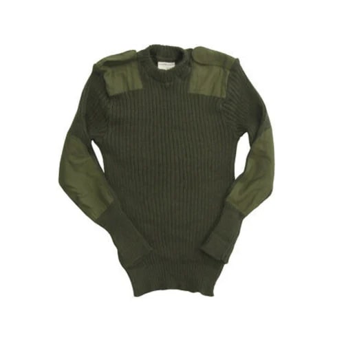 Knitted Military Pullover