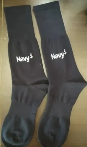 Navy Woolen Socks