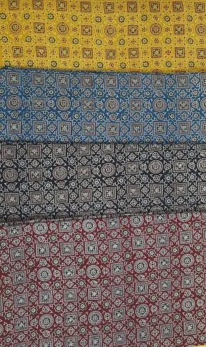 Traditional Ajrakh Printed Cotton Fabric