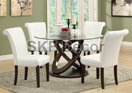 4 Seater Stylish Round Dining Table Set