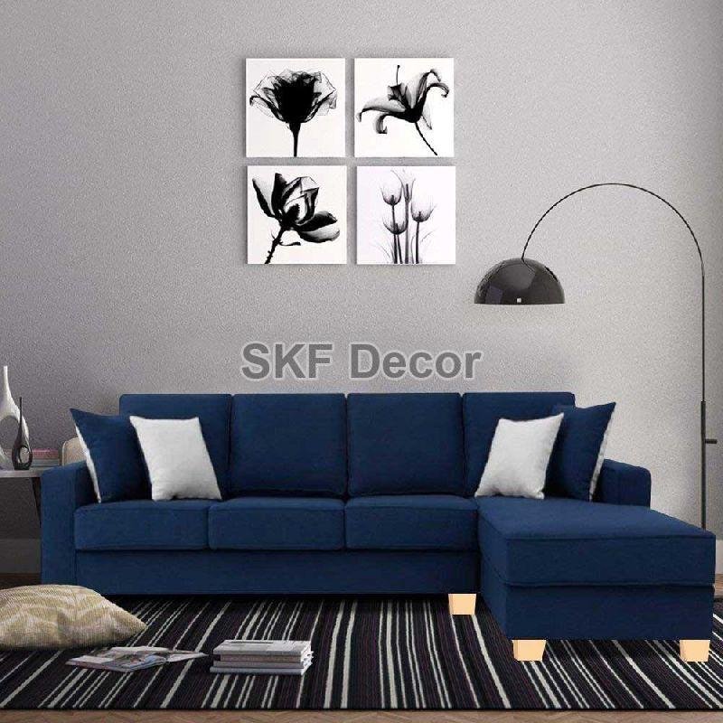 Designer Blue Sofa Set