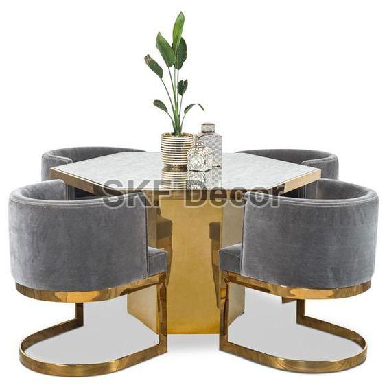 Hexagon Dining Table Set