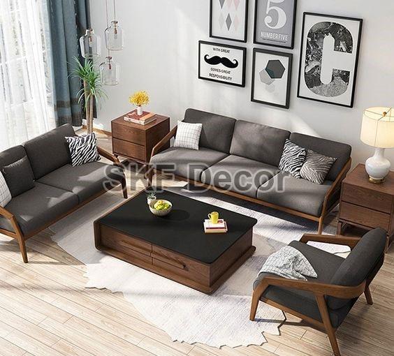 Teak Wood Luxury 7 Seater Sofa Set
